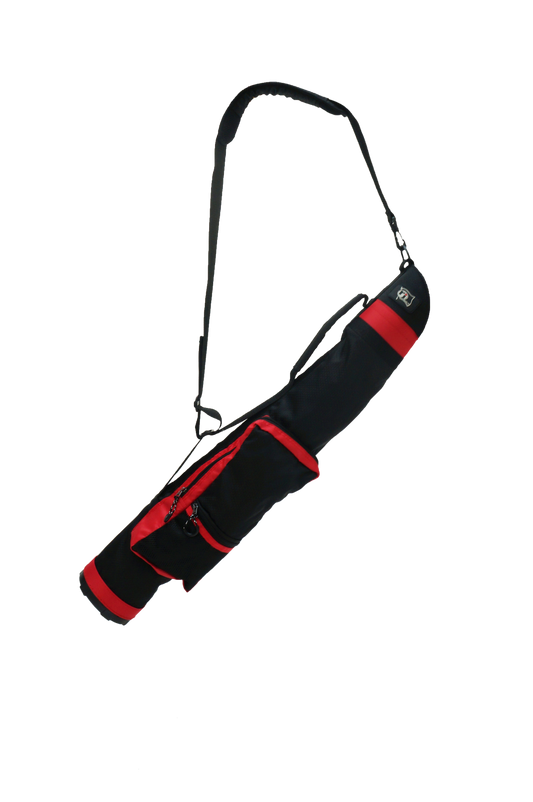 Sunday Black/Red Carry Golf Bag