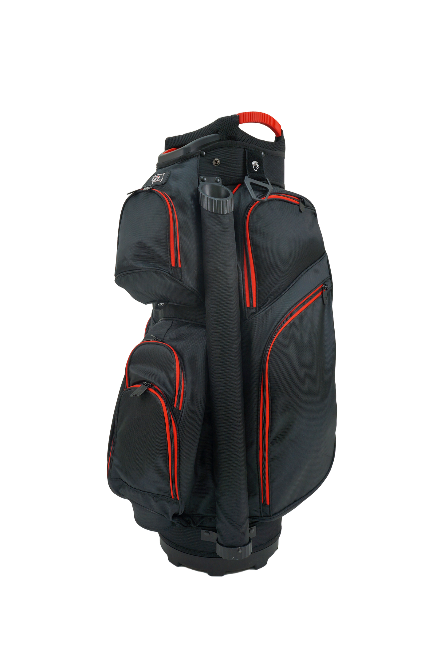 Mission Black/Red Golf Bag