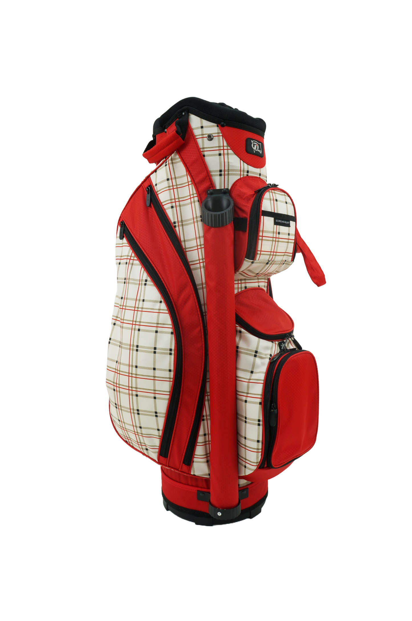 Paradise Cherry Plaid Golf Bag