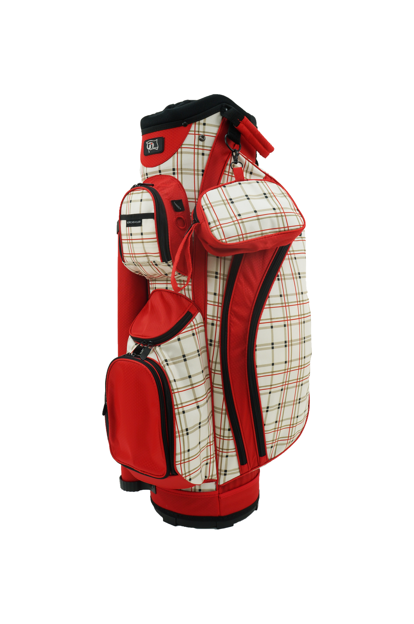 Paradise Cherry Plaid Golf Bag