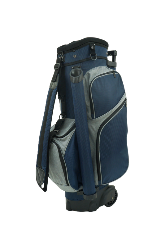 Spinner X Navy/Heather Grey Golf Bag