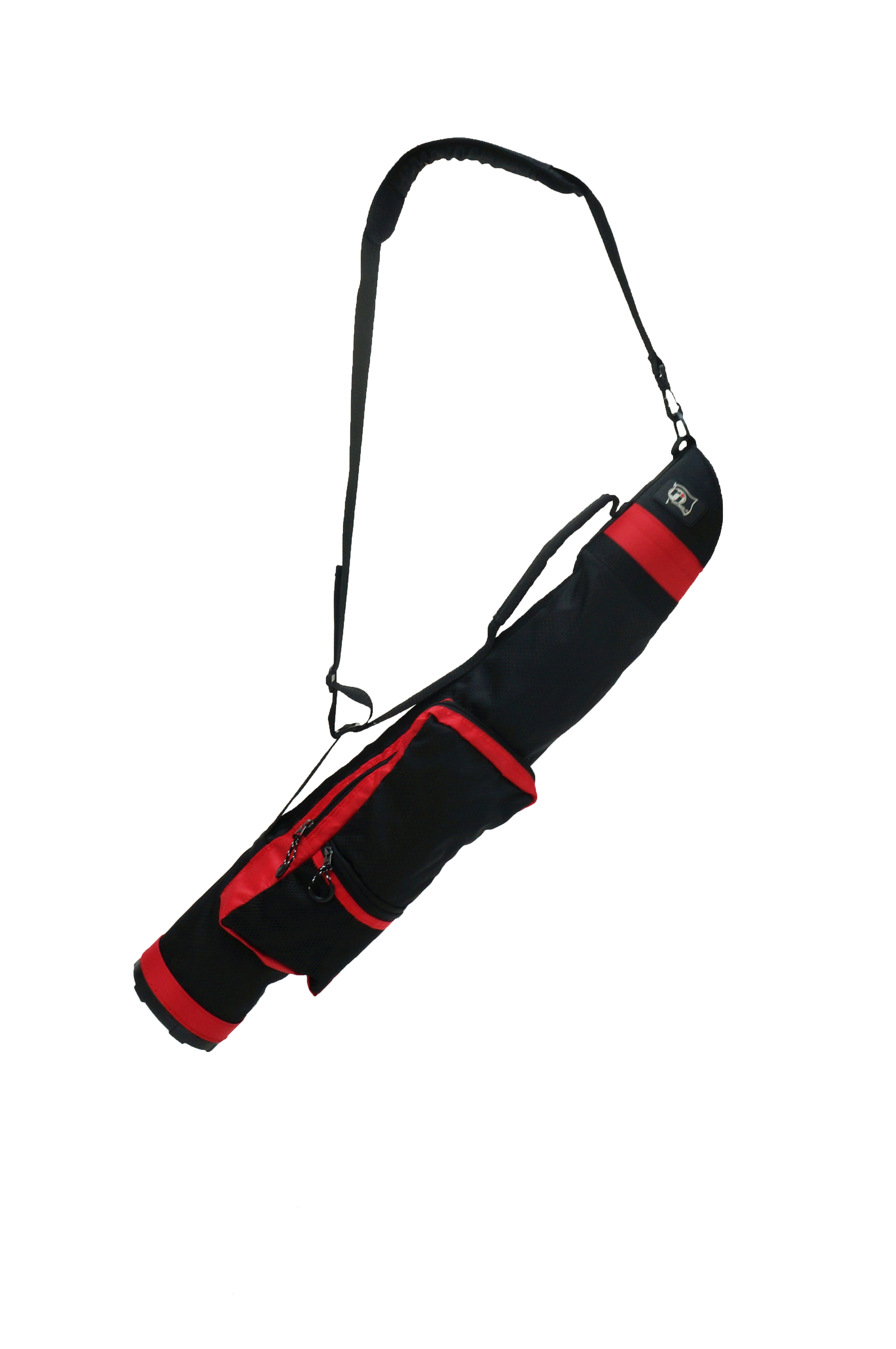 Sunday Black/Red Carry Golf Bag