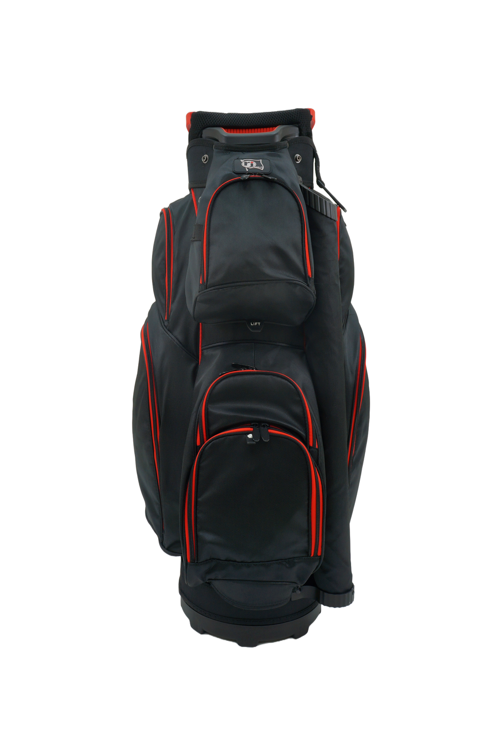 Mission Black/Red Golf Bag