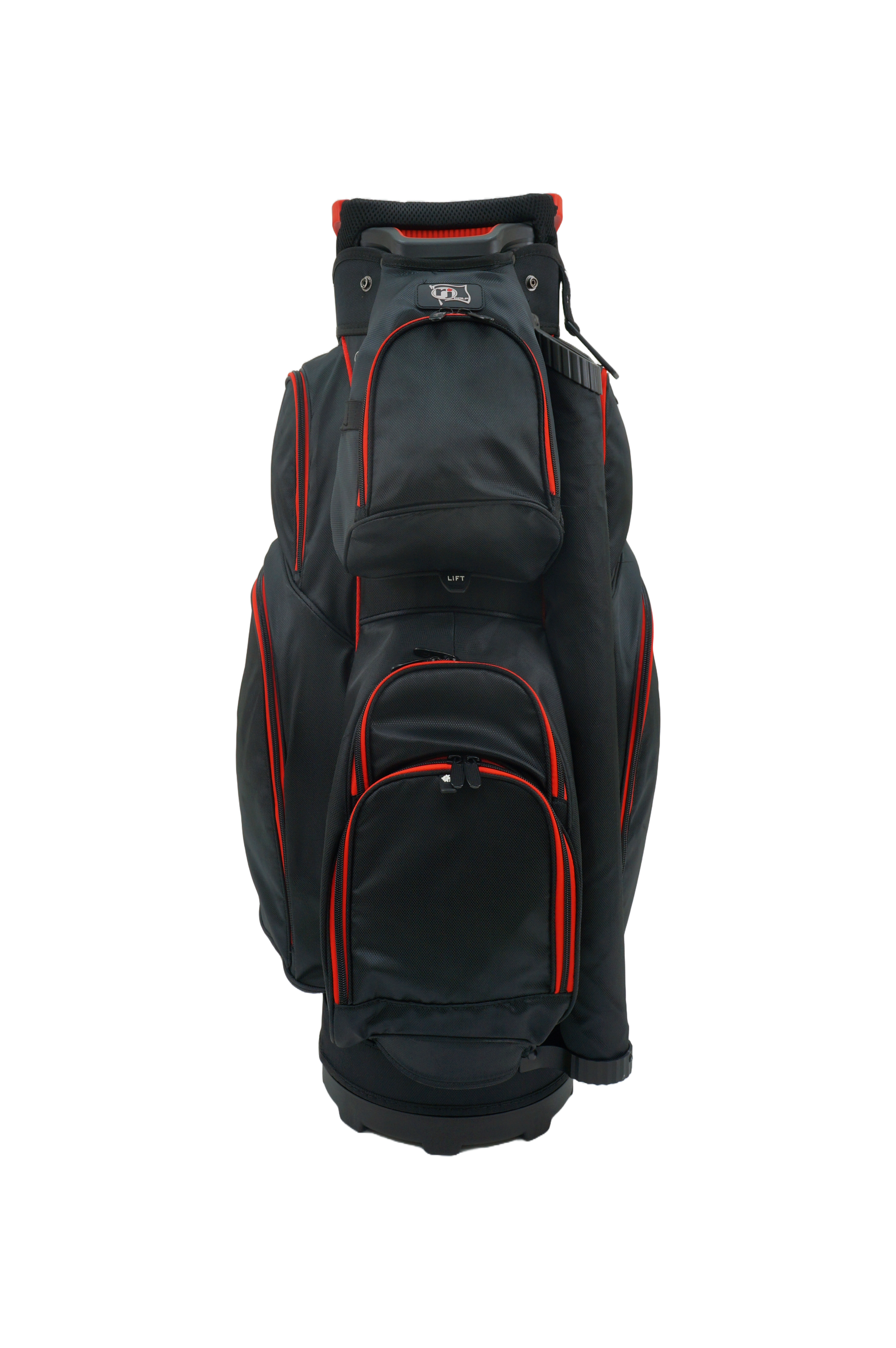 Mission Black/Red Golf Bag