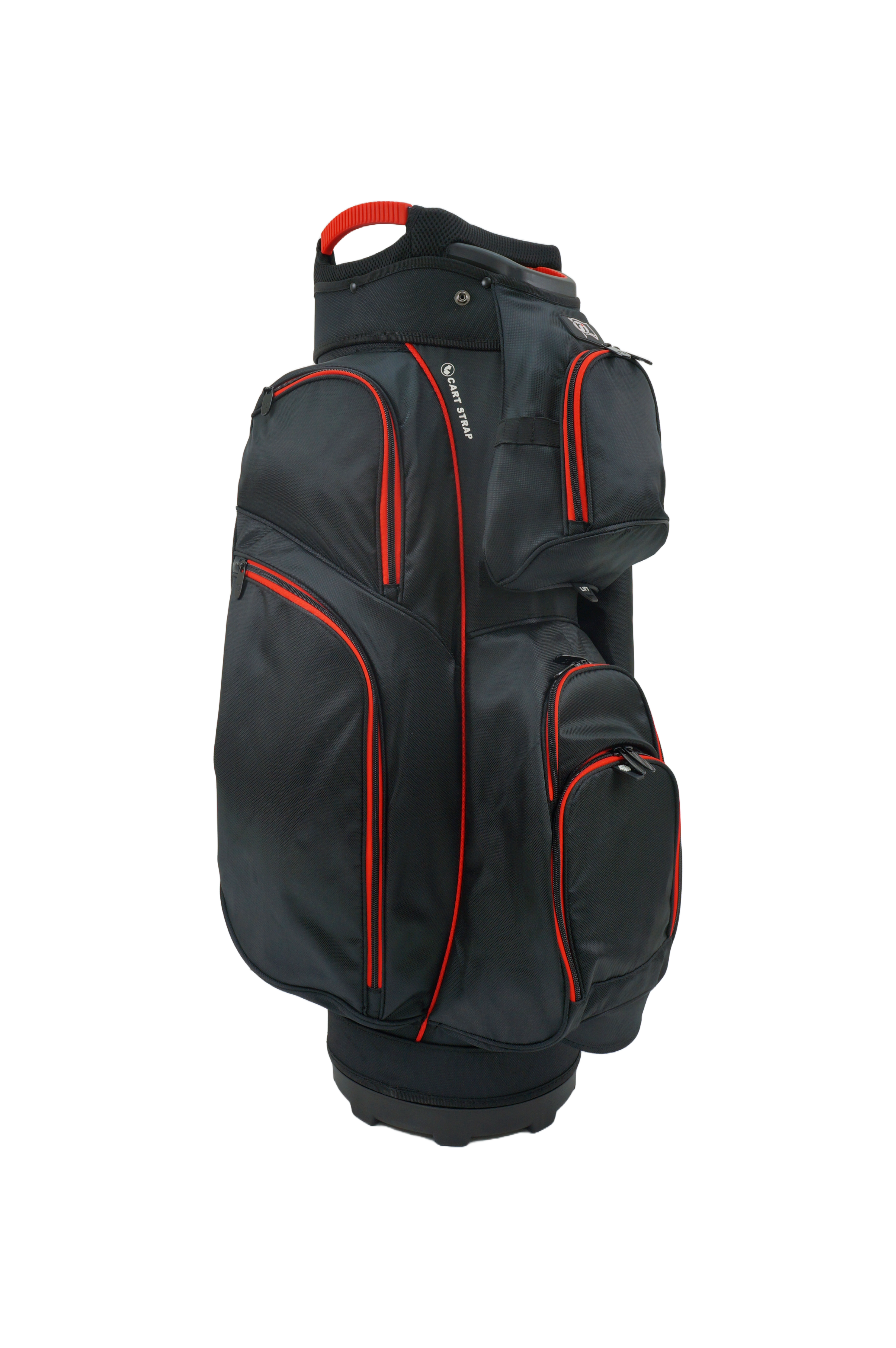 Mission Black/Red Golf Bag
