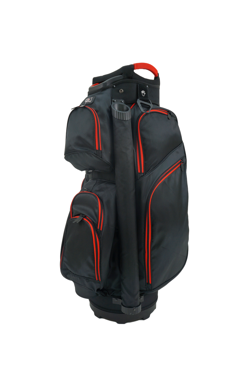 Mission Black/Red Golf Bag